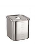 16cm(1:1) Stainless Steel Square Pot