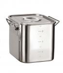 20cm(1:1) Stainless Steel Square Pot